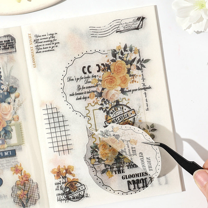 Flower Journaling Sticker Book