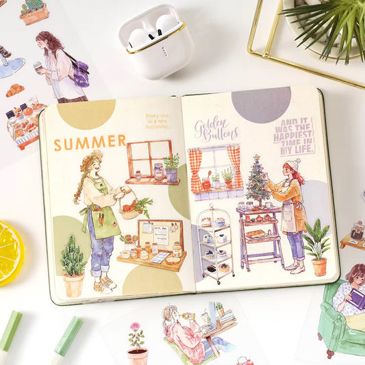 Girly Happy Moments Sticker Book