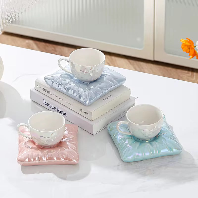Pinteresty Bow Pillow Mug With Soccer