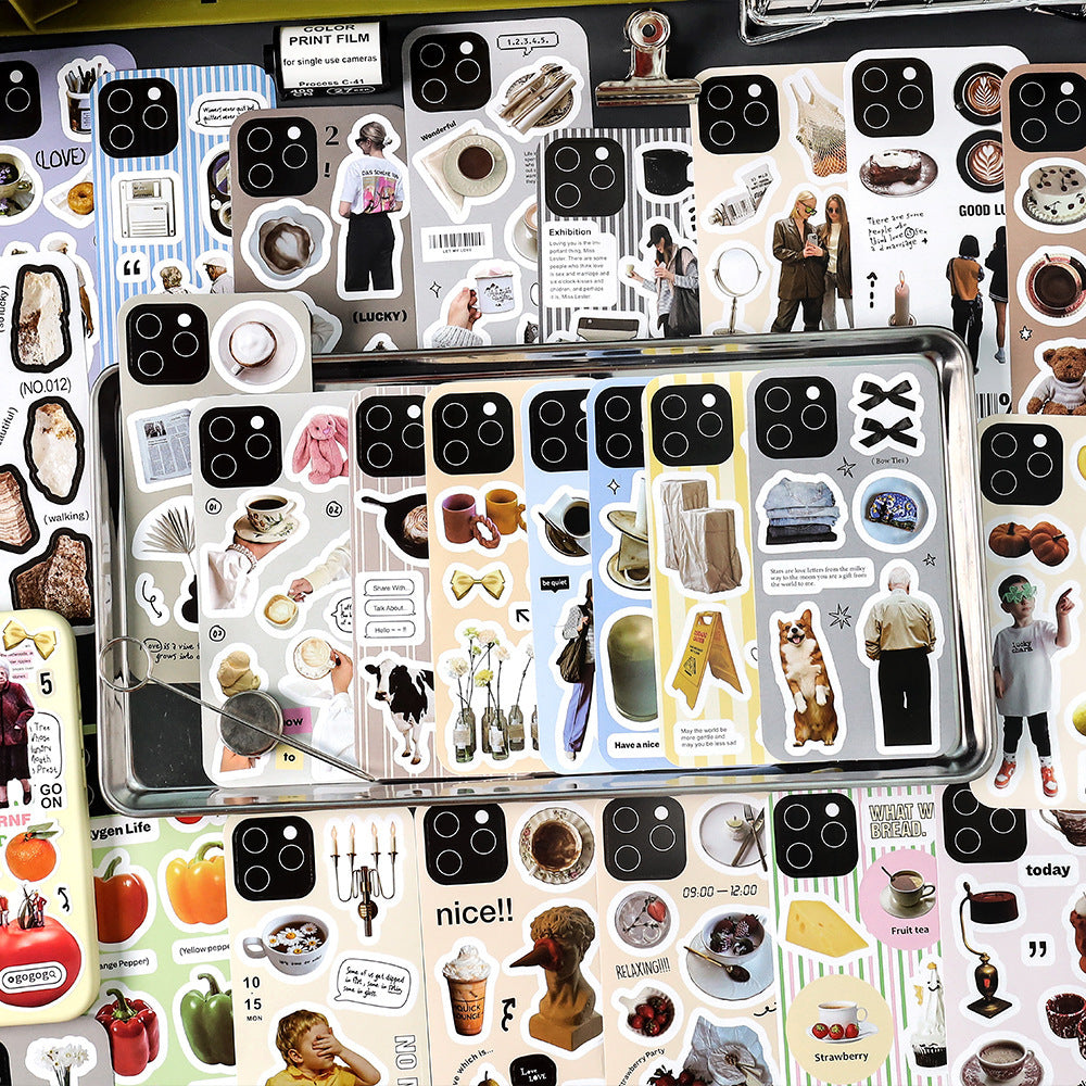 Phone Case Deco Journaling Stickers
