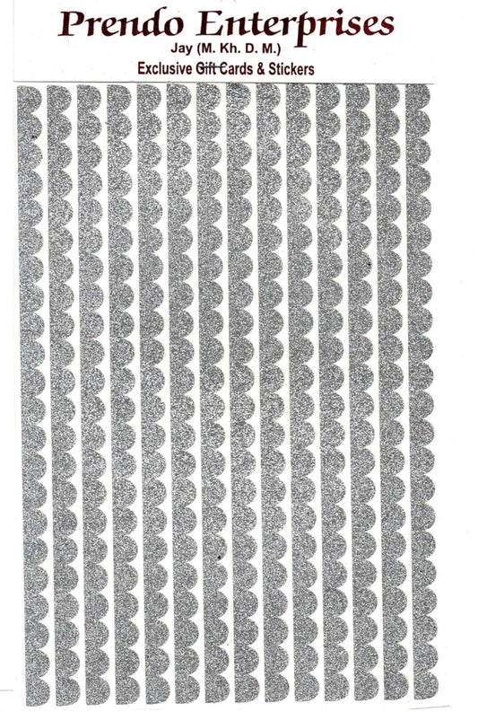 Glitter Border Deco Sticker