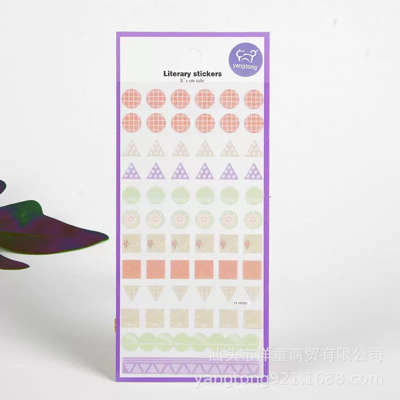 Daily Deco Shapes Sticker
