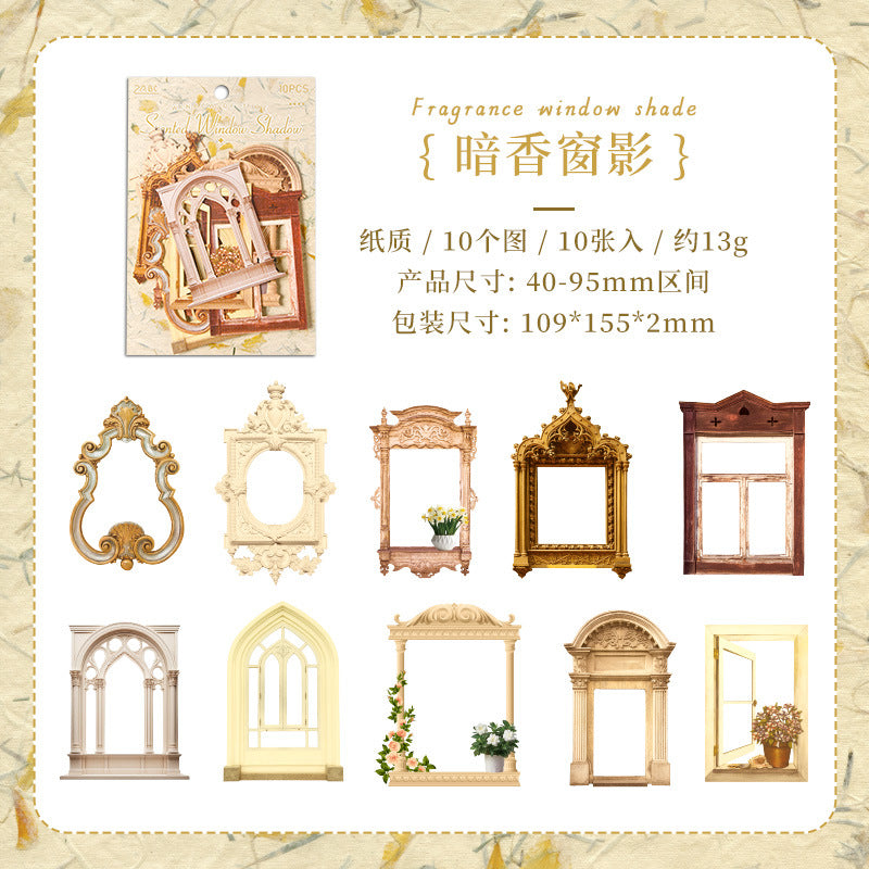Vintage Window Of Frame Journal