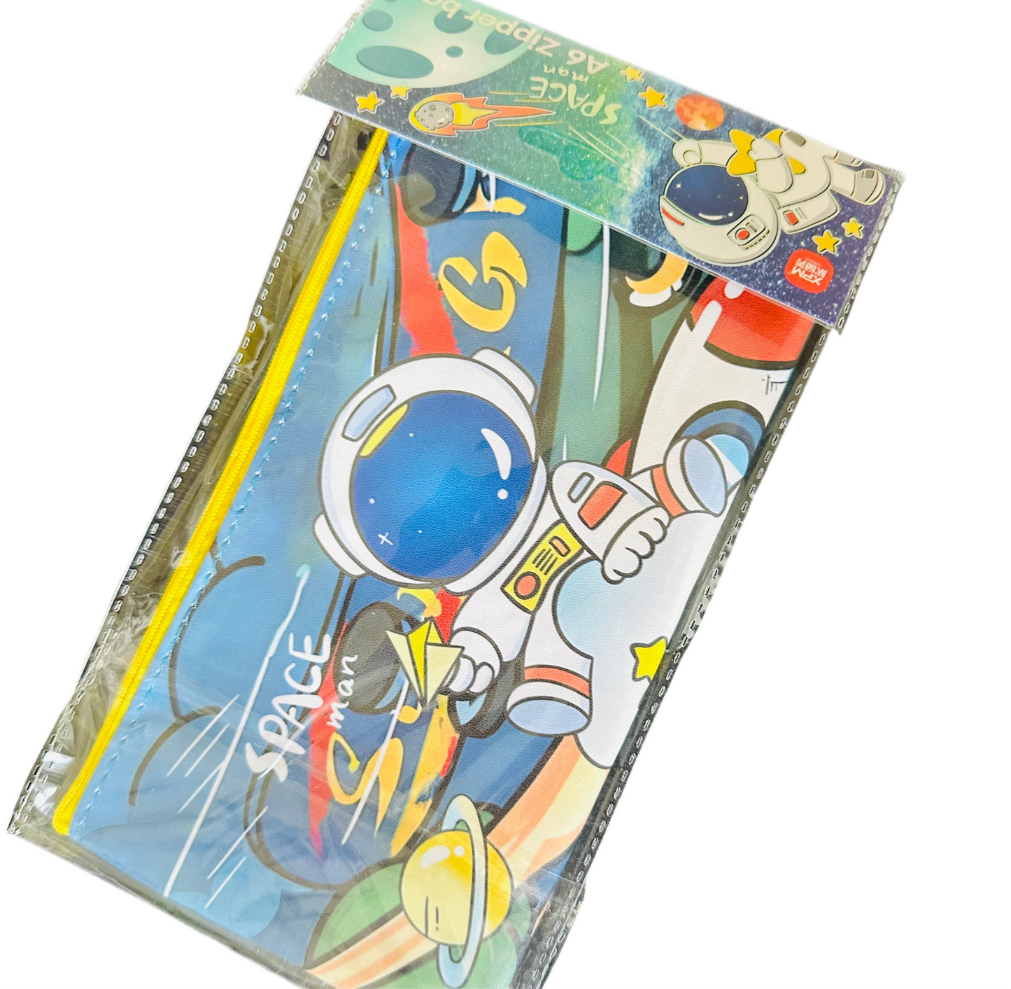 Dino and Space Theme Pencil Case