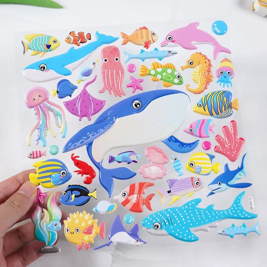 Ocean World Puffy Sticker Pack