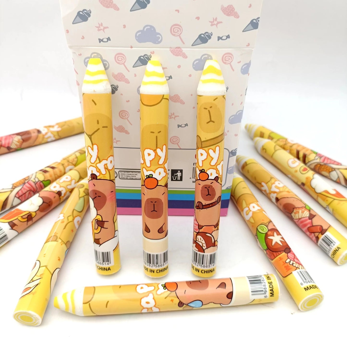 Capybara Pencil Shape Eraser