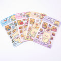 Cheesy Bear Pet Matte Sticker Set 4 PCs