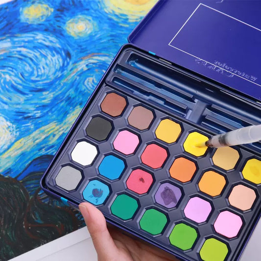 Pastel Splash Watercolor Set