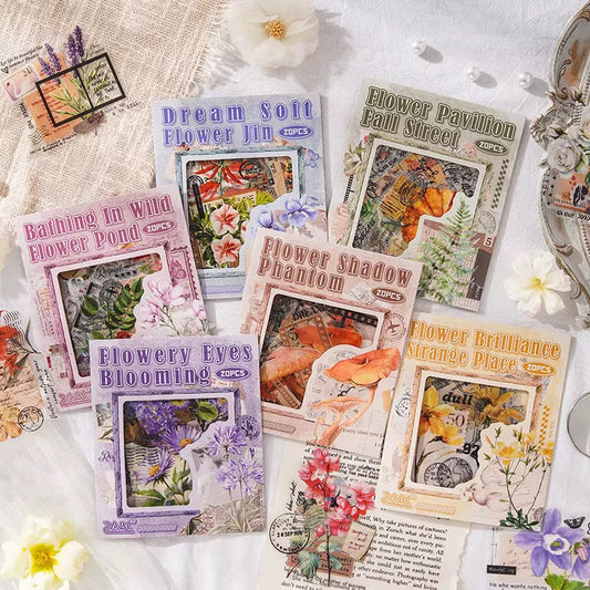 Floral Series Deco Sticker Set