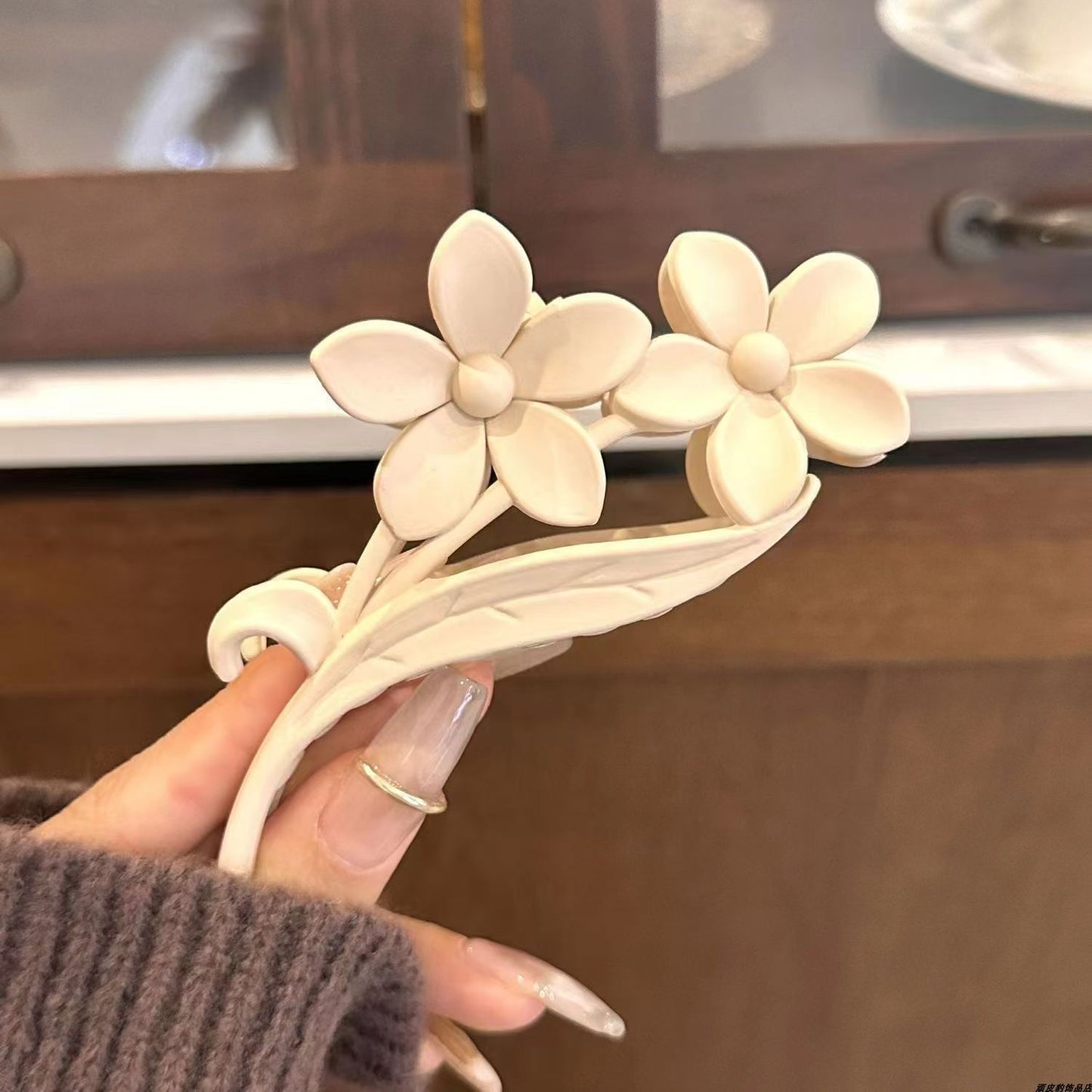 Floral Claw Clips
