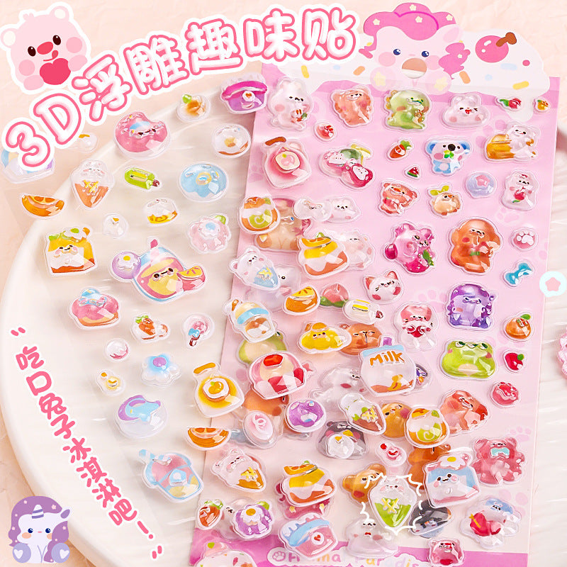 Kawaii Puffy Sticker