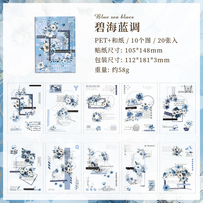 Flower Journaling Sticker Book