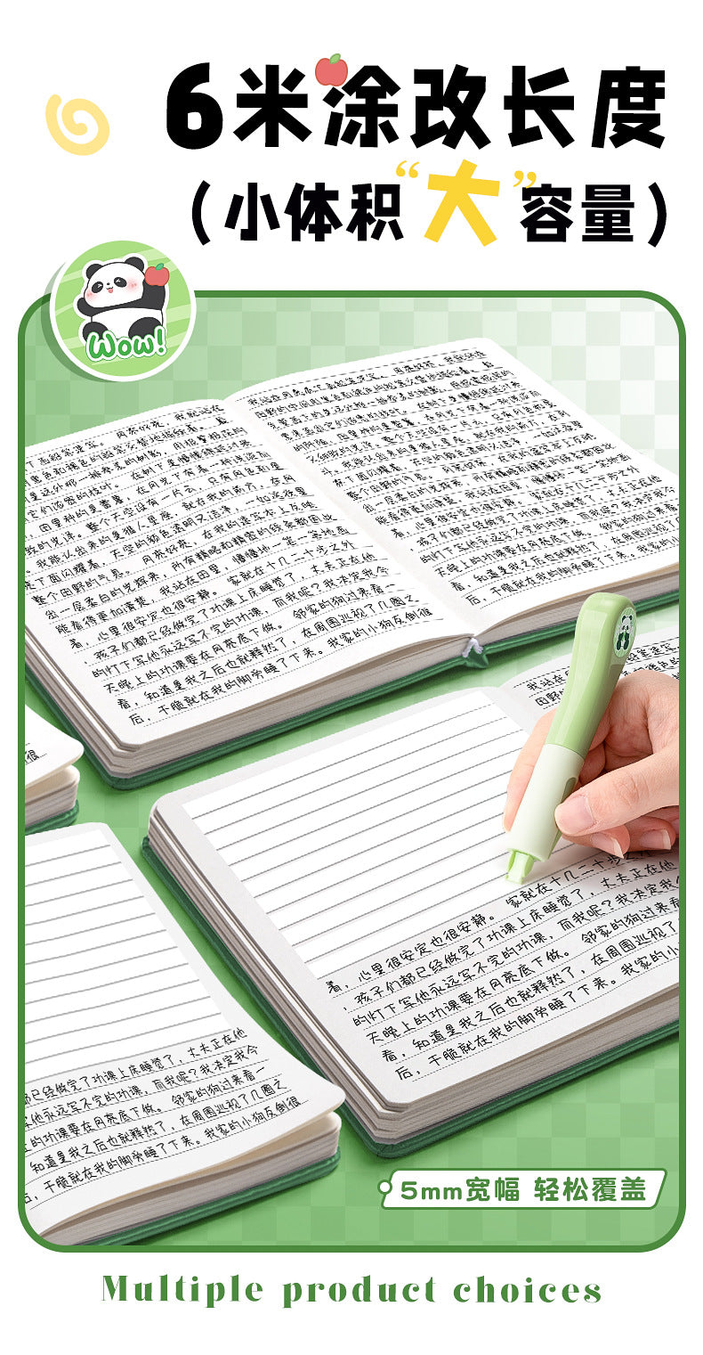 Panda Correction Tape Set Of 3pcs Pack