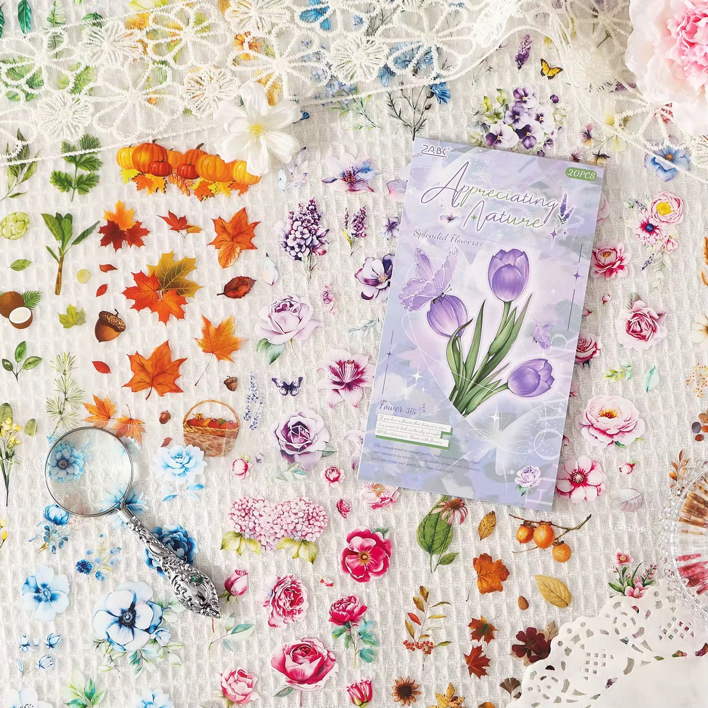 Nature Floral Deco Sticker Book