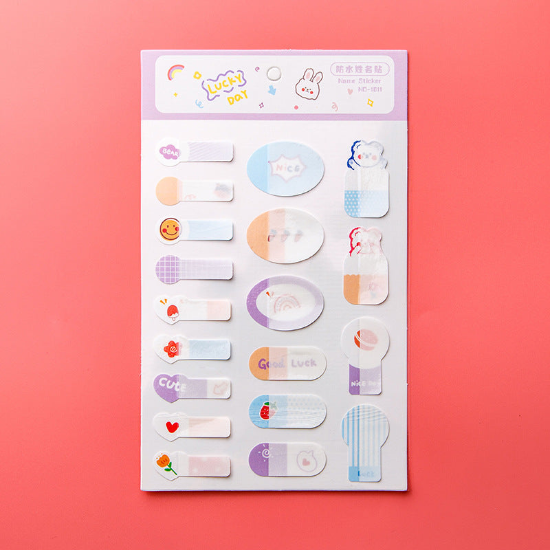 Kawaii Name Sticker