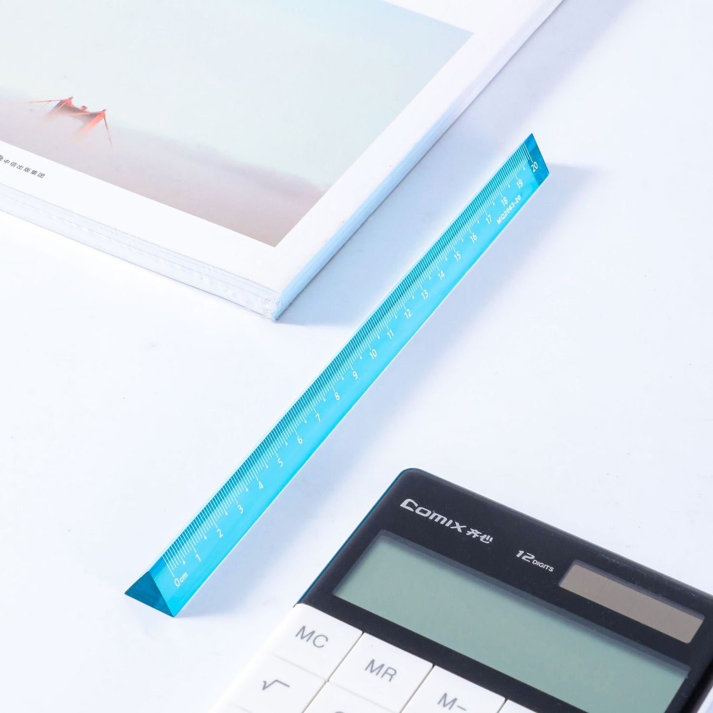 Triangle Crystal Ruler