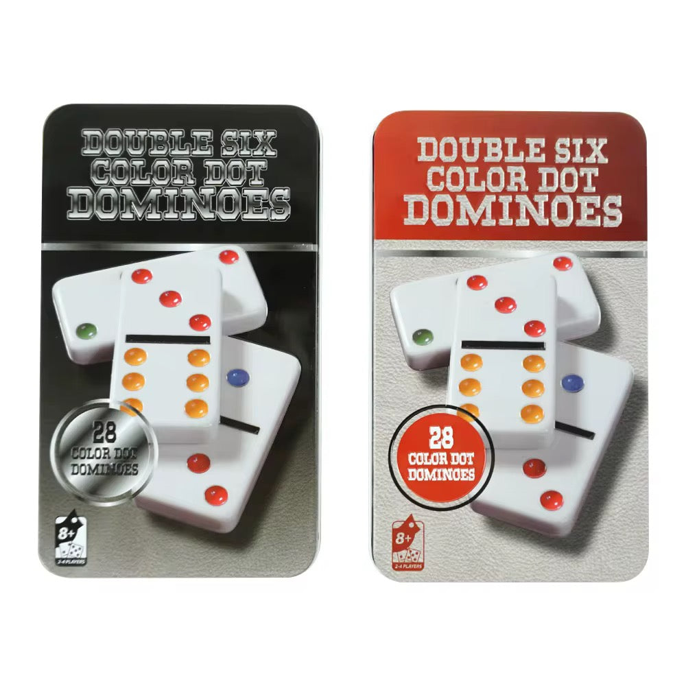 Double Six Color Dot Dominoes