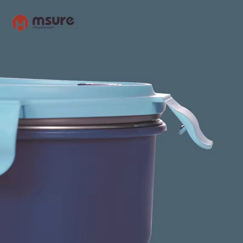 Stainless Steel Round Lunch Box
