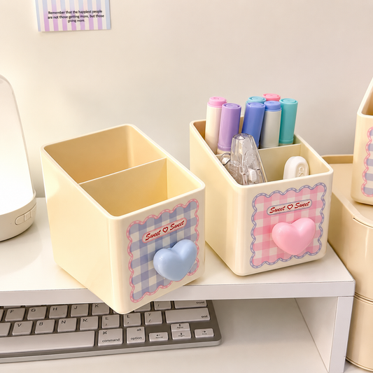Gingham Pen Holder