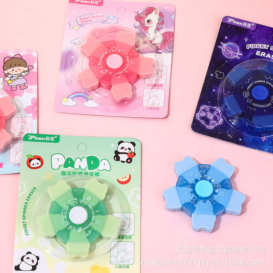 Unicorn Spinner Eraser