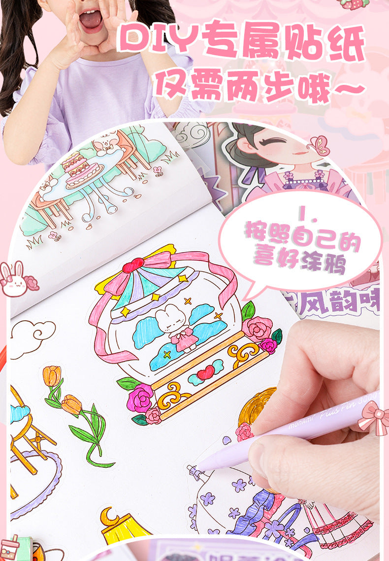 Kawai Doodle Sticker Book