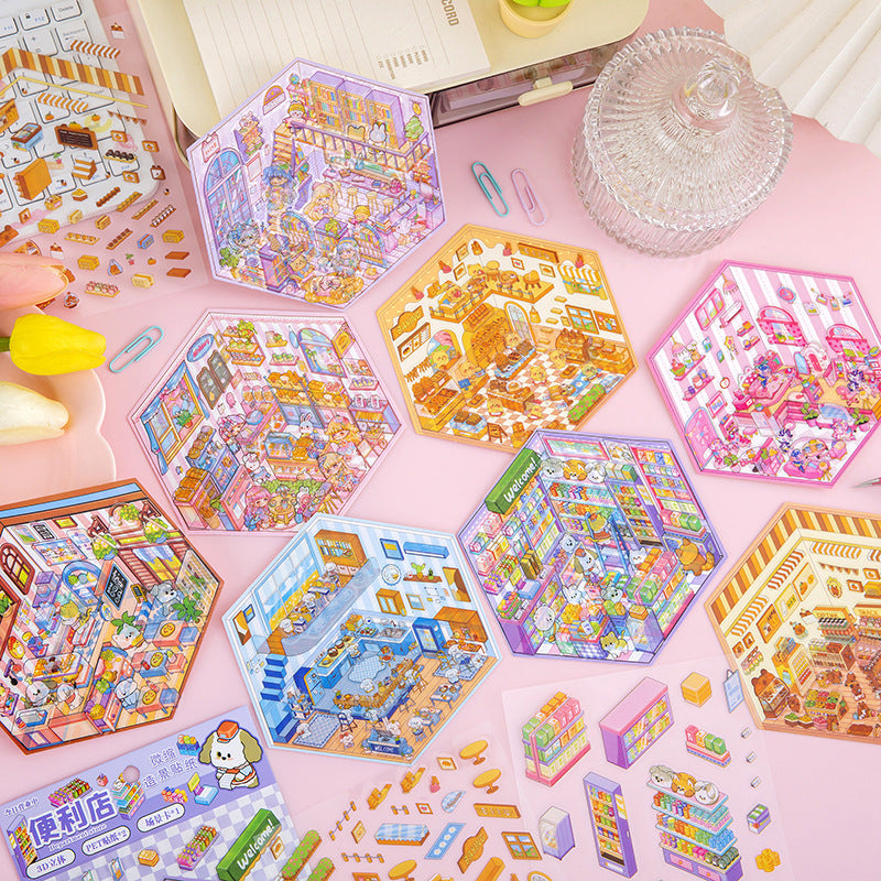 Landscape 3D Sticker