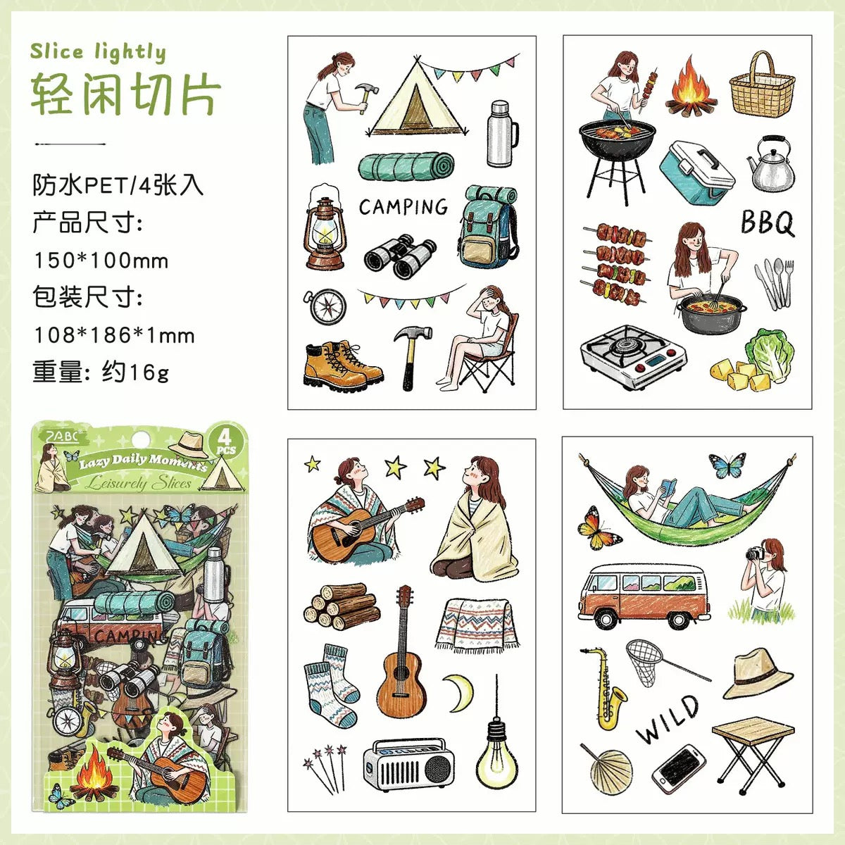 Girly Daily Moments Stickers