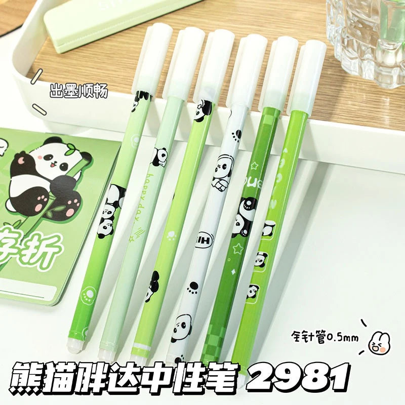 Panda Erasable Pens (Set of 12pcs)
