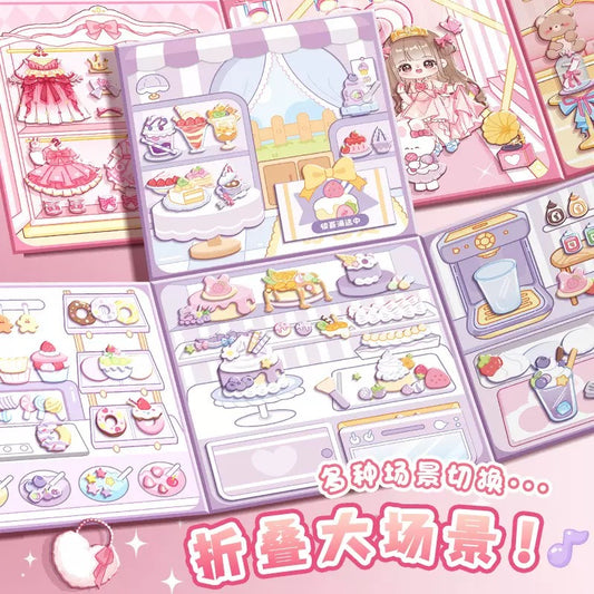 Kawaii Magnetic Story-Sticker Book