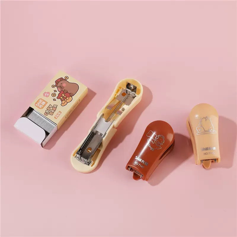 Capybara Stapler Set