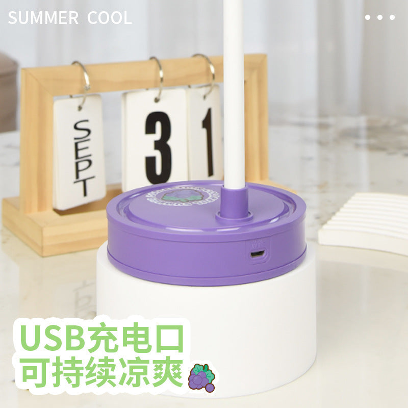 Fruit Desk Fan with Lamp