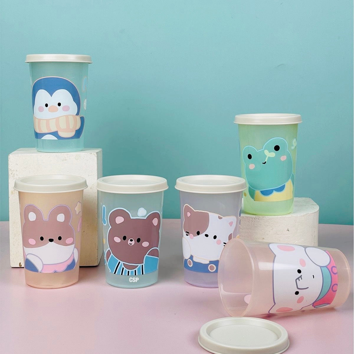 Teddy Sipppy Cups