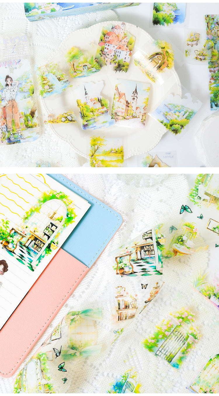 Summer Ice Treat Journaling Pet Washitape