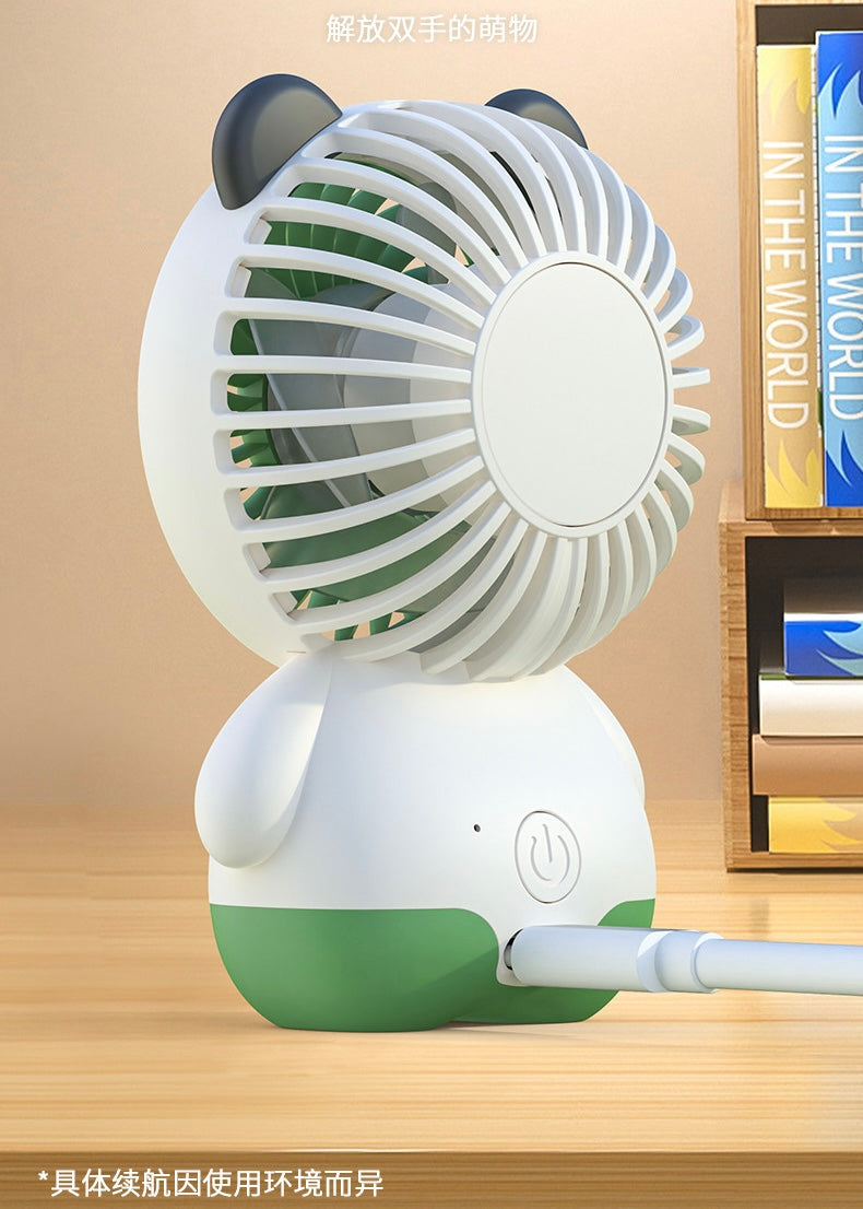 Panda Mini Keychain Fan