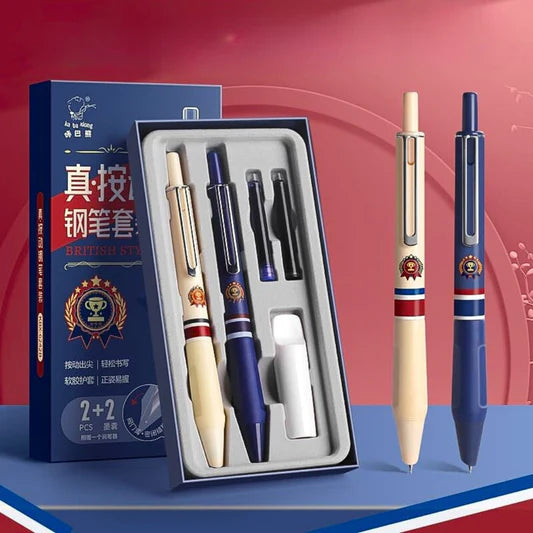 Oxford Cambridge Click Fountain Pen Set