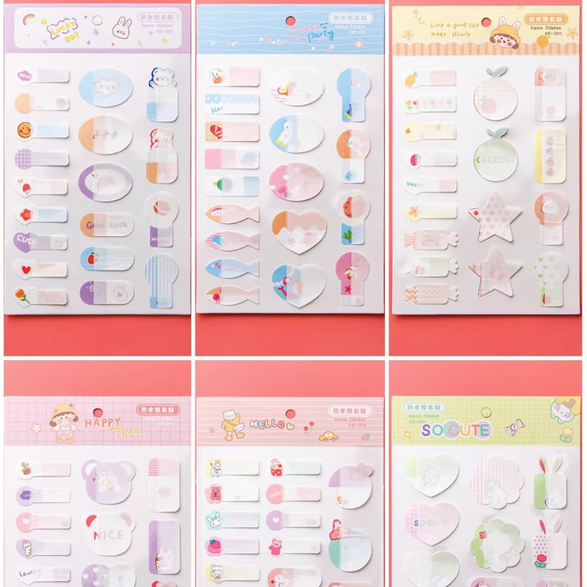 Kawaii Name Sticker