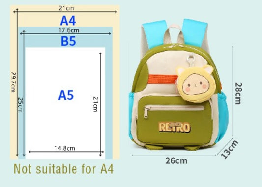 Retro Kiki Kids School Bag