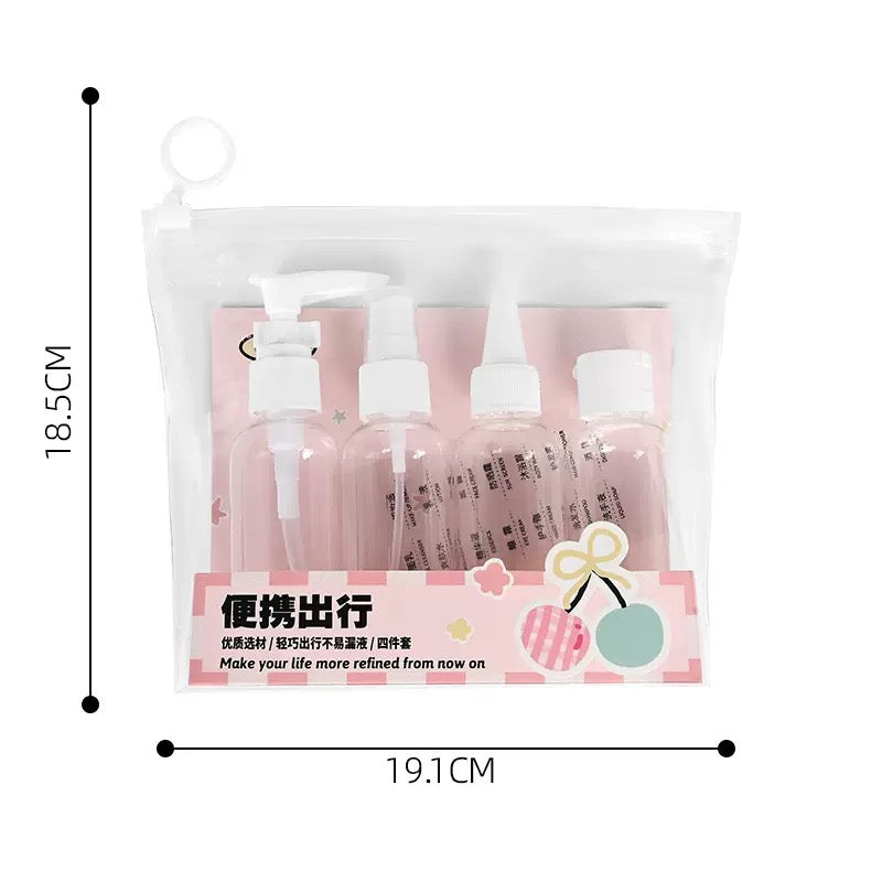 Kawaii Travel Bottle Kit
