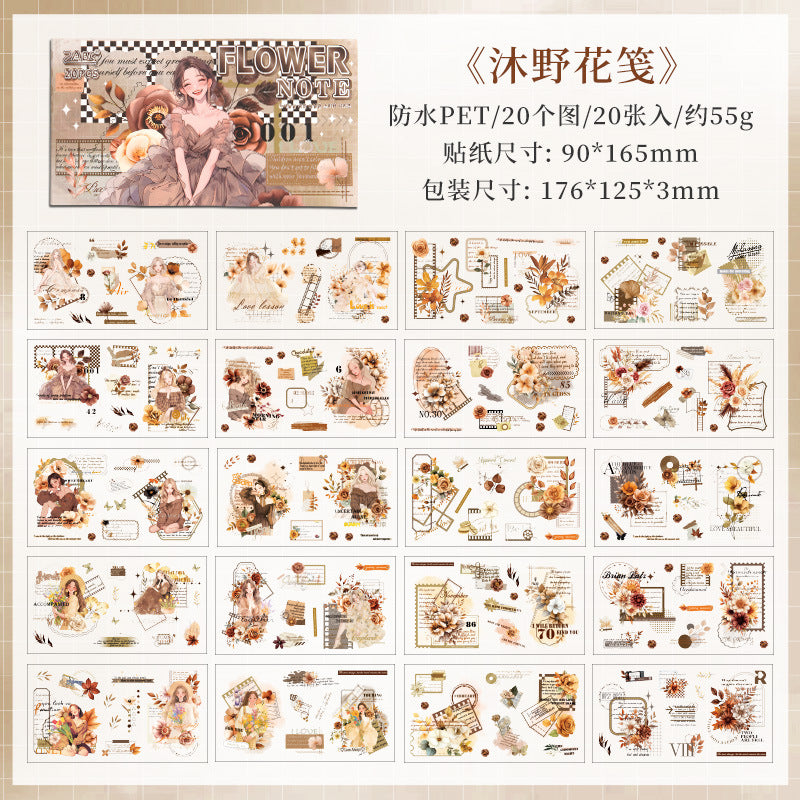 Girl Pet Sticker Book 20 Sheets