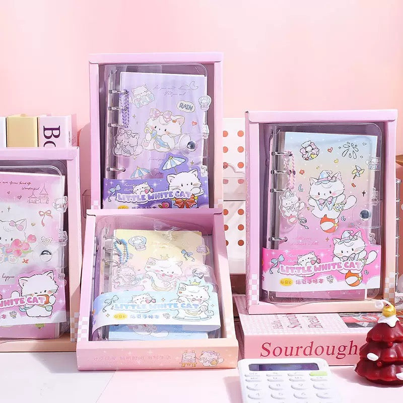 Premium Spiral Kitty Diary
