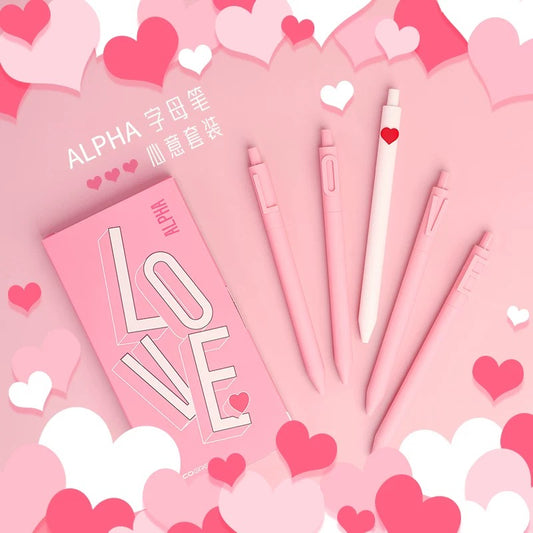 Heart Series Gel Pen Set