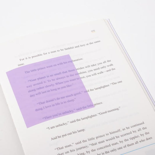 Morandi Transparent Sticky Note