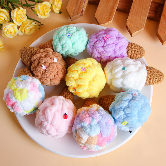 Ice Cream Plush Keychain