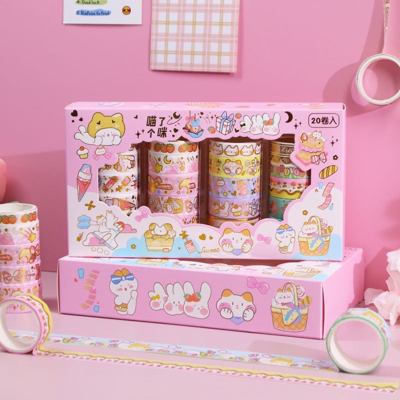 Kawaii Foiled Washitape Box