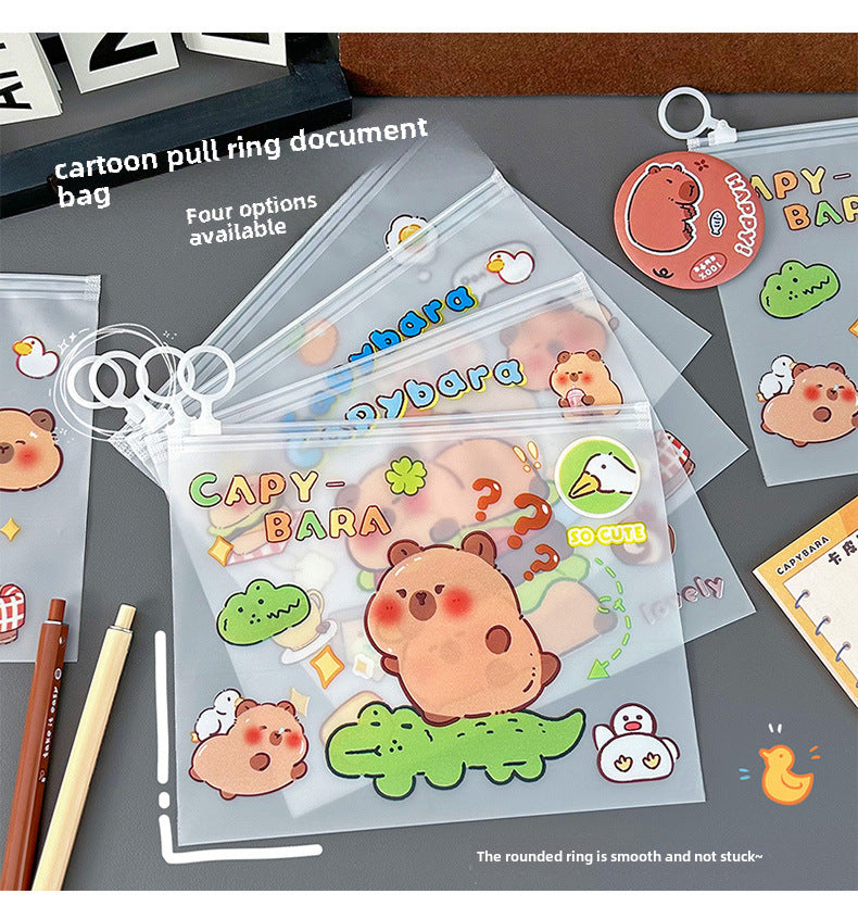 Capybara A4 Zip Folder