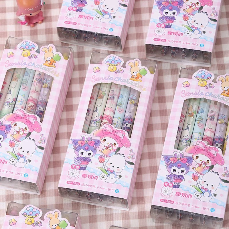 Snario Erasable Pen Set (12pcs)