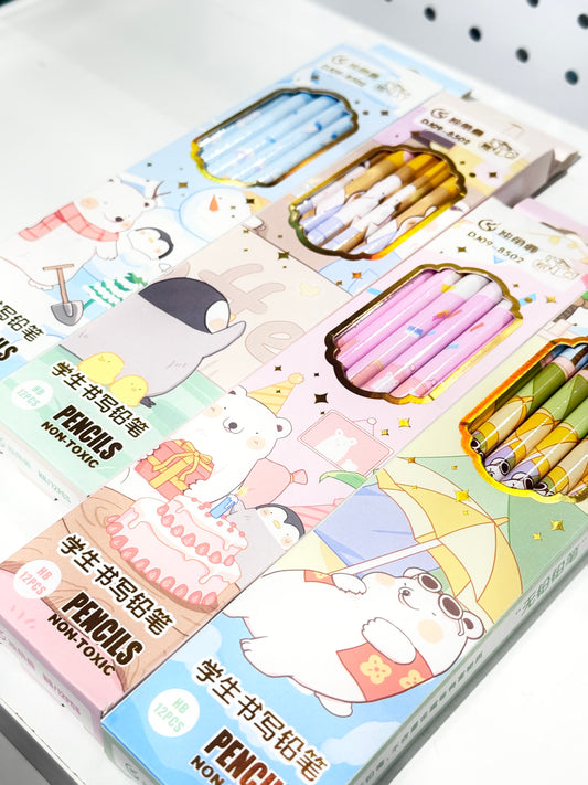 Kawaii Pencil Set