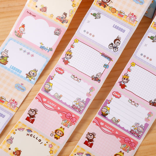 Sanrio and Labubu Note Sticker Roll