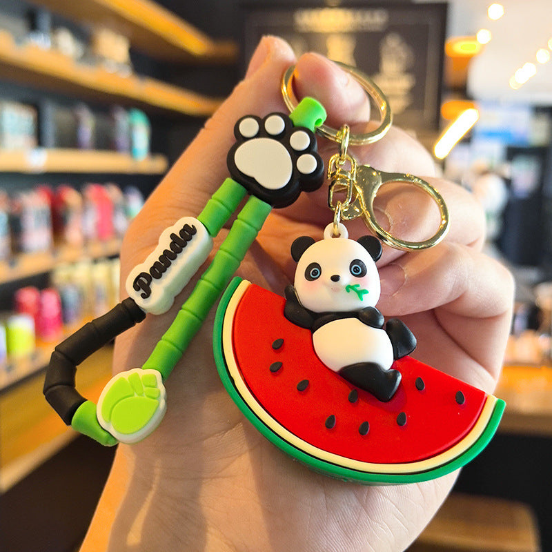 Fruit Panda Keychain