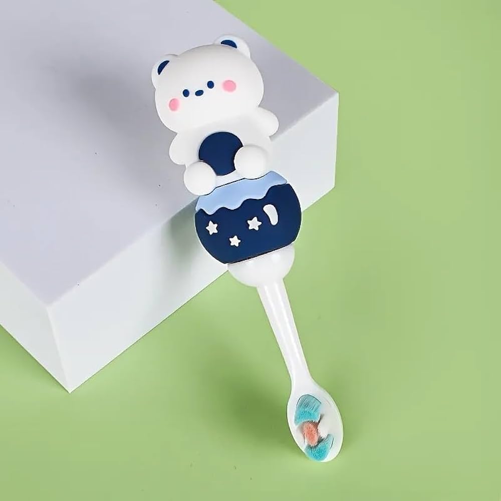 Kawaii Toothbrush with Soft Bristles for Kids (Pack of 1)